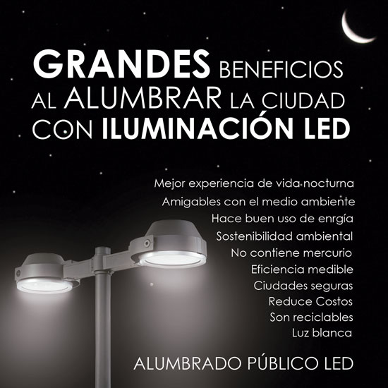 Alumbrado Publico LED beneficios